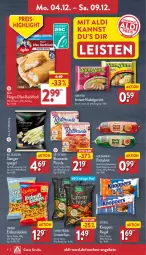 Gazetka promocyjna Aldi Nord - Von Montag - Gazetka - ważna od 09.12 do 09.12.2023 - strona 6 - produkty: aldi, angebot, angebote, aus der tiefkühlung, backfisch, beutel, brot, chips, cola, Dr. Oetker, eis, erdnuss, filegro, fisch, funny-frisch, iglo, knoppers, leine, LG, linsen, lorenz, nudel, Nudelgericht, nuss, Ofen, ofen-backfisch, reis, riegel, ristorante, spargel, storck, Ti, Yum Yum