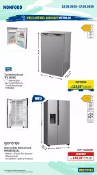 Gazetka promocyjna Metro - Wochen-Angebote - Gazetka - ważna od 17.05 do 17.05.2025 - strona 18 - produkty: angebot, eis, eiswürfel, elle, gefrierfach, kühlschrank, Metro, reis, Schrank, teller, Ti, tiefpreis, tisch, wasser, wassertank, würfel