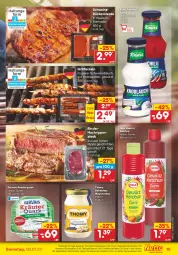 Gazetka promocyjna Netto Marken-Discount - Filial-Angebote - Gazetka - ważna od 09.07 do 09.07.2022 - strona 15 - produkty: angebot, Bau, bestpreis, bratwurst, eis, feinkost, Geflügel, gervais, gewürz, grill, grillfackeln, Hela, Holz, ketchup, knorr, kräuter, marinade, mayonnaise, quark, reis, rind, rinder, ring, Rippen, rostbratwurst, Rückensteak, rückensteaks, sauce, schnitten, schwein, schweine, Schweinebauch, schweinerücken, steak, steaks, thomy, thüringer rostbratwurst, Ti, wein, weine, Weste, wurst, Yo, ZTE