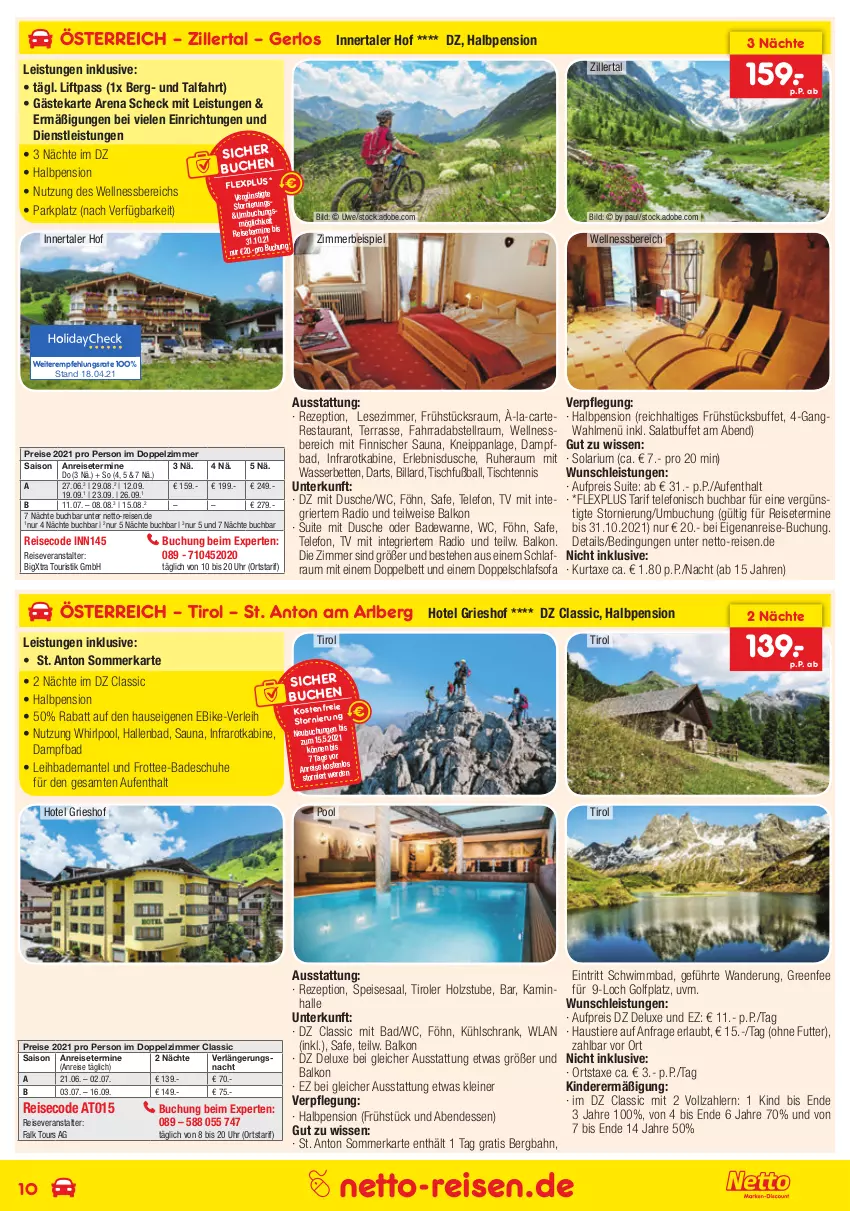 Aktueller Prospekt Netto Marken-Discount - Reisemagazin Mai - von 01.06 bis 30.06.2021 - strona 10