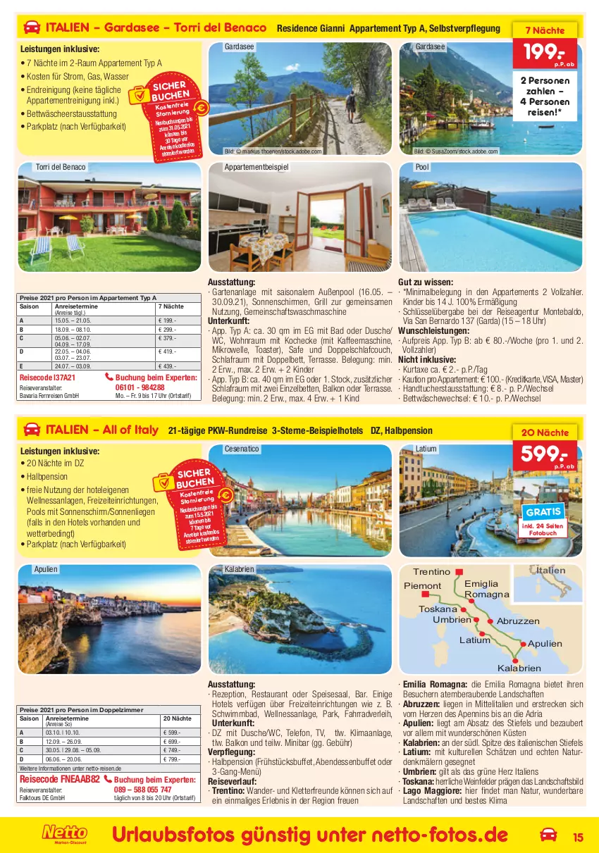 Aktueller Prospekt Netto Marken-Discount - Reisemagazin Mai - von 01.06 bis 30.06.2021 - strona 15