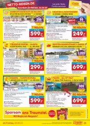 Gazetka promocyjna Netto Marken-Discount - Filial-Angebote - Gazetka - ważna od 03.09 do 03.09.2022 - strona 25 - produkty: angebot, aqua, Bad, Berger, Blüte, brie, buch, cocktail, deutschsprachige reiseleitung, eimer, eis, Gesichtsmaske, labranda, magazin, maggi, mandel, Maske, monte, pool, pril, reis, reiseveranstalter, reiseverlauf, rwe, Ti, trendtours touristik gmbh, uhr, vorteilspreis, wein, ZTE