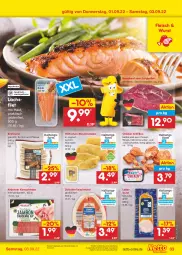 Gazetka promocyjna Netto Marken-Discount - Filial-Angebote - Gazetka - ważna od 03.09 do 03.09.2022 - strona 33 - produkty: angebot, aqua, beef, bestpreis, bratwurst, chicken wings, eis, filet, fleisch, fleischwurst, für grill und pfanne, gewürz, grill, grill und pfanne, henkel, joghur, joghurt, jungbullen, kernschinken, lachs, lachsfilet, leberwurst, marinade, minutensteaks, pfanne, reis, roastbeef, schenkel, schinken, schinkenfleischwurst, steak, steaks, Ti, tisch, und pfanne, wurst, ZTE