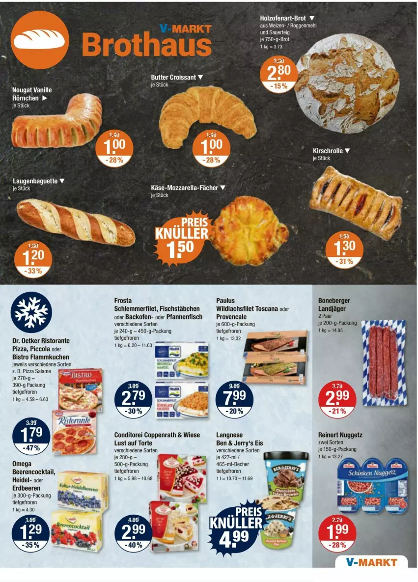 Aktueller Prospekt Vmarkt - Prospekte - von 15.02 bis 21.02.2024 - strona 5 - produkty: backofen, baguette, Becher, beere, beeren, brot, butter, cocktail, cola, coppenrath, Croissant, Dr. Oetker, eis, erdbeere, erdbeeren, filet, fisch, fischstäbchen, flammkuchen, frosta, hörnchen, Käse, kirsch, kuchen, lachs, lachsfilet, lamm, langnese, Lust auf Torte, mozzarella, Ofen, pfanne, pfannen, pizza, pizza salame, reinert, rel, ristorante, schlemmerfilet, tee, Ti, torte, vanille, Wild, wildlachs