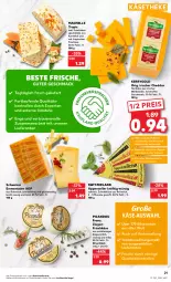 Gazetka promocyjna Kaufland - Gazetka - ważna od 26.10 do 26.10.2022 - strona 21 - produkty: angebot, angebote, appenzeller, cheddar, eis, elle, emmentaler, frischkäse, früchte, früchten, hartkäse, Käse, käsetheke, kerrygold, kräuter, Laufen, mac, milch, nuss, reis, schnittkäse, Spezi, Ti, weidemilch, ziegenfrischkäse