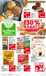 Gazetka promocyjna Kaufland - Gazetka - ważna od 26.10 do 26.10.2022 - strona 29 - produkty: angebot, angebote, backwaren, beutel, brötchen, dallmayr, dallmayr gold, Dr. Oetker, frische backwaren, getränk, getränke, getränkepulver, gin, kaffee, kaffeekapseln, kakao, korn, löslicher kaffee, Muffin, müsli, Nescafé, rosen, schoko, schokolade, schokoladen, snack, snacks, Ti, tisch, trauben, vita, vitalis, vitalis müsli, zucker