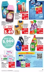 Gazetka promocyjna Kaufland - Gazetka - ważna od 26.10 do 26.10.2022 - strona 33 - produkty: airwick, angebot, angebote, auer, Bad, Bebe, beutel, Cap, Cillit, cillit bang, Coral, Discreet, domestos, eis, fairy, feinwaschmittel, Fettlöser, geschirr, geschirrspülmittel, hundenahrung, hundesnack, Kette, kraft, Kroketten, küche, lamm, LG, lufterfrischer, mac, reiniger, Reinigung, reinigungstücher, reis, rind, snack, spülmittel, Ti, tücher, vita, vitakraft, waschmittel, WICK