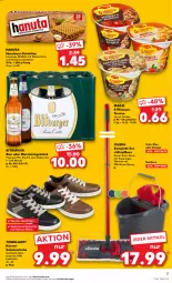 Gazetka promocyjna Kaufland - Gazetka - ważna od 26.10 do 26.10.2022 - strona 7 - produkty: angebot, angebote, Becher, bier, bitburger, burger, creme, decksohle, eimer, ente, getränk, hanuta, haselnuss, kakao, maggi, mikrofaser, nuss, oder radler, orange, pils, premium pils, radler, rama, Ria, ring, schnitten, schuhe, terrine, Ti, vileda, waffeln