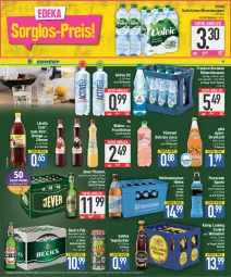 Gazetka promocyjna Edeka - Angebote der Woche - Gazetka - ważna od 07.10 do 07.10.2023 - strona 15 - produkty: Alwa, apfel, Apfeldirektsaft, auer, bier, Blüte, brunnen, cola, deka, direktsaft, eis, Elektro, elle, ente, flasche, franken brunnen, frucht, getränk, jever, jever pilsener, mineralwasser, natur, natürliches mineralwasser, orange, pils, pilsener, reis, rel, saft, sirup, Sport, super-knüller, tequila, Ti, volvic, volvic natürliches, vöslauer, wasser, weihenstephan, weissbier, Yo, zitrone, ZTE