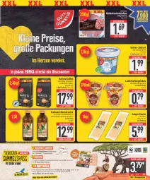 Gazetka promocyjna Edeka - Angebote der Woche - Gazetka - ważna od 07.10 do 07.10.2023 - strona 17 - produkty: ACC, Becher, bohne, chia, deka, discount, eis, espresso, flasche, getränk, gouda, hinterkochschinken, joghur, joghurt, joghurt nach, kaffee, kochschinken, latte, mac, macchiato, natives olivenöl, oder espresso, olive, oliven, olivenöl, olivenöl extra, preisvorteil, reis, sahne, schinken, Schleich, super-knüller, Ti