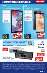 Gazetka promocyjna Aldi Nord - Multimedia - Gazetka - ważna od 26.02 do 26.02.2022 - strona 3 - produkty: adapter, akku, aldi, aldi talk, Betriebssystem, decke, eis, elle, enders, erde, frontkamera, hauptkamera, kamera, lautsprecher, medion, microsd, Mp3, octa-core prozessor, Radio, reis, ring, rum, rwe, Samsung, sim, smartphone, Software, Spezi, Ti, tisch, usb