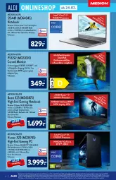 Gazetka promocyjna Aldi Nord - Multimedia - Gazetka - ważna od 26.02 do 26.02.2022 - strona 4 - produkty: aldi, angebot, angebote, auer, Bau, eis, erde, gaming notebook, Gaming PC, geforce, gin, HDD, HDMI, Intel, Laptop, medion, Medion Akoya, monitor, ndk, notebook, nvidia, Razer, reis, rtx, rwe, ryzen, schnellladefunktion, ssd, Ti, uhr, Xbox