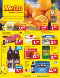 Gazetka promocyjna Netto Marken-Discount - Filial-Angebote - Gazetka - ważna od 26.11 do 26.11.2022 - strona 1 - produkty: angebot, bestpreis, butter, clementinen, eis, fleisch, géramont, Glühwein, hackfleisch, hackfleisch gemischt, jacobs, joghur, joghurt, kaffee, meggle, ndk, orange, orangen, reis, rind, ritter, ritter sport, rosen, schwein, Sport, Streichzart, Ti, wein, wurst, wurst in selbstbedienung, zitrone, zitronen, ZTE, zucker