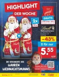 Gazetka promocyjna Netto Marken-Discount - Filial-Angebote - Gazetka - ważna od 26.11 do 26.11.2022 - strona 3 - produkty: angebot, bestpreis, eis, lindor, lindt, reis, Ti, ZTE