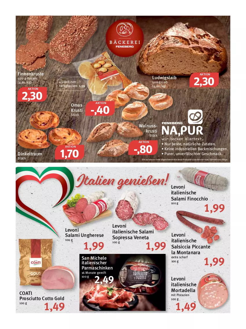 Aktueller Prospekt Feneberg - Prospekte - von 10.03 bis 12.03.2022 - strona 6 - produkty: backmischung, Backmischungen, dell, elle, garnier, mac, mit pistazien, montana, mortadella, nuss, parmaschinken, pistazien, prosciutto, prosciutto cotto, salami, salsiccia, schinken, Ti, walnuss