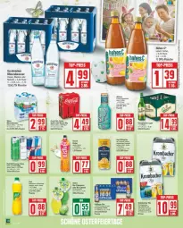 Gazetka promocyjna Edeka - Prospekte - Gazetka - ważna od 30.03 do 30.03.2024 - strona 14 - produkty: Alwa, bio, cola, drink, eis, eistee, fanta, fisch, fische, flasche, gerolsteine, gerolsteiner, Hohes C, Mezzo Mix, mineralwasser, natur, oettinger, orange, pils, Rauch, rel, sprite, steiner, tee, Ti, vitrex, wasser