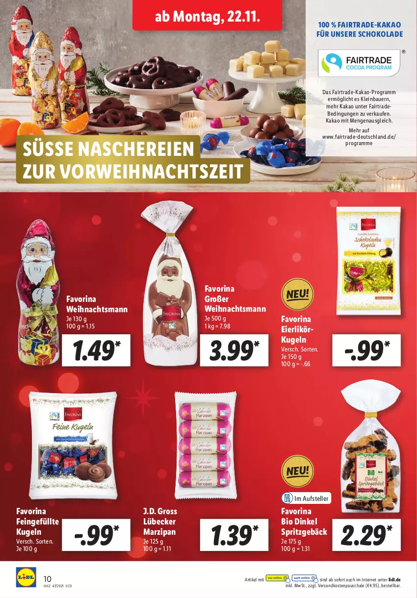 Aktueller Prospekt Lidl - Aktionsprospekt - von 22.11 bis 27.11.2021 - strona 10