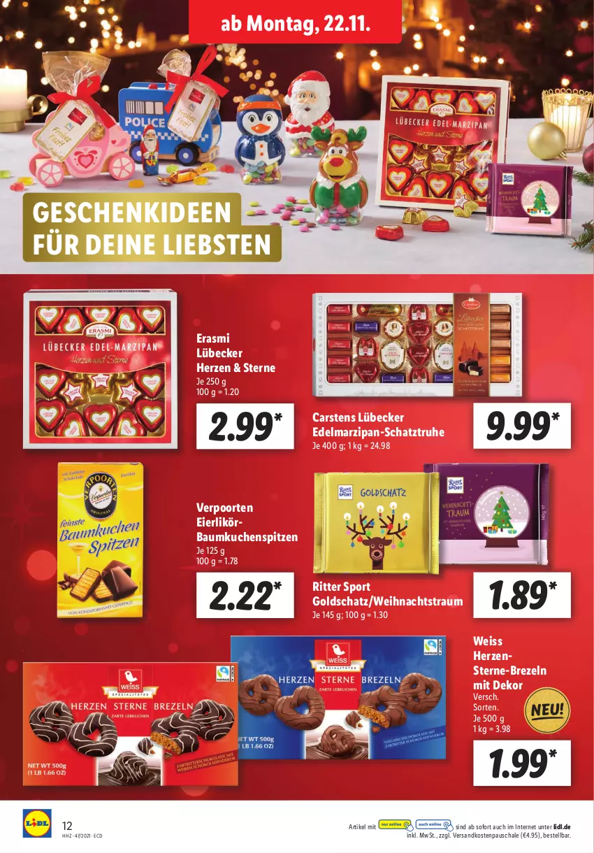 Aktueller Prospekt Lidl - Aktionsprospekt - von 22.11 bis 27.11.2021 - strona 12