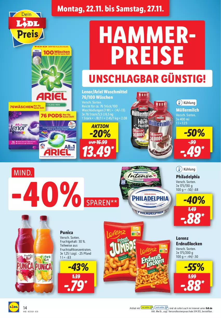 Aktueller Prospekt Lidl - Aktionsprospekt - von 22.11 bis 27.11.2021 - strona 14