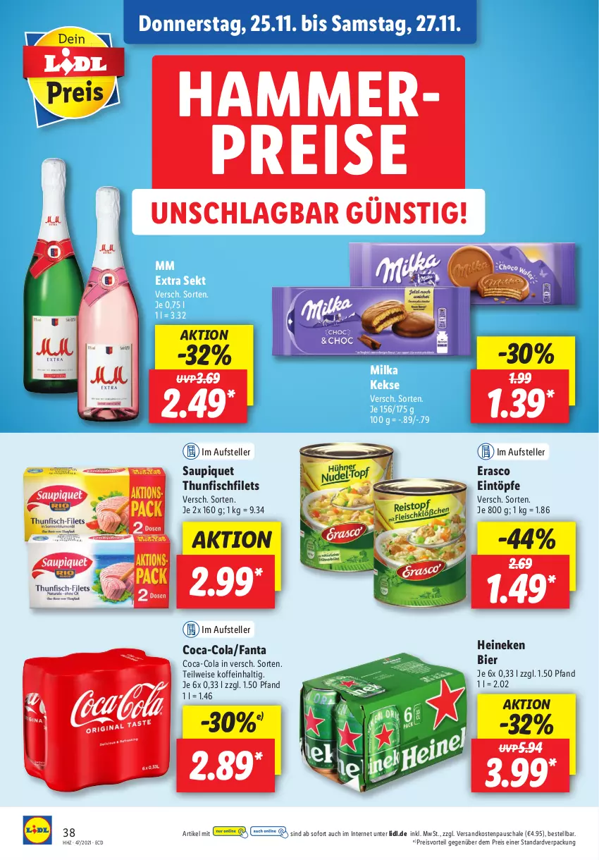 Aktueller Prospekt Lidl - Aktionsprospekt - von 22.11 bis 27.11.2021 - strona 38