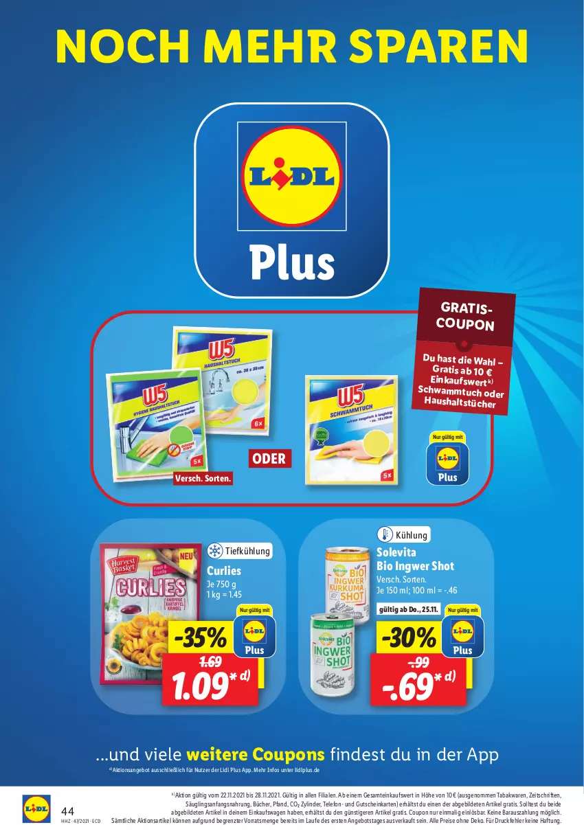 Aktueller Prospekt Lidl - Aktionsprospekt - von 22.11 bis 27.11.2021 - strona 44