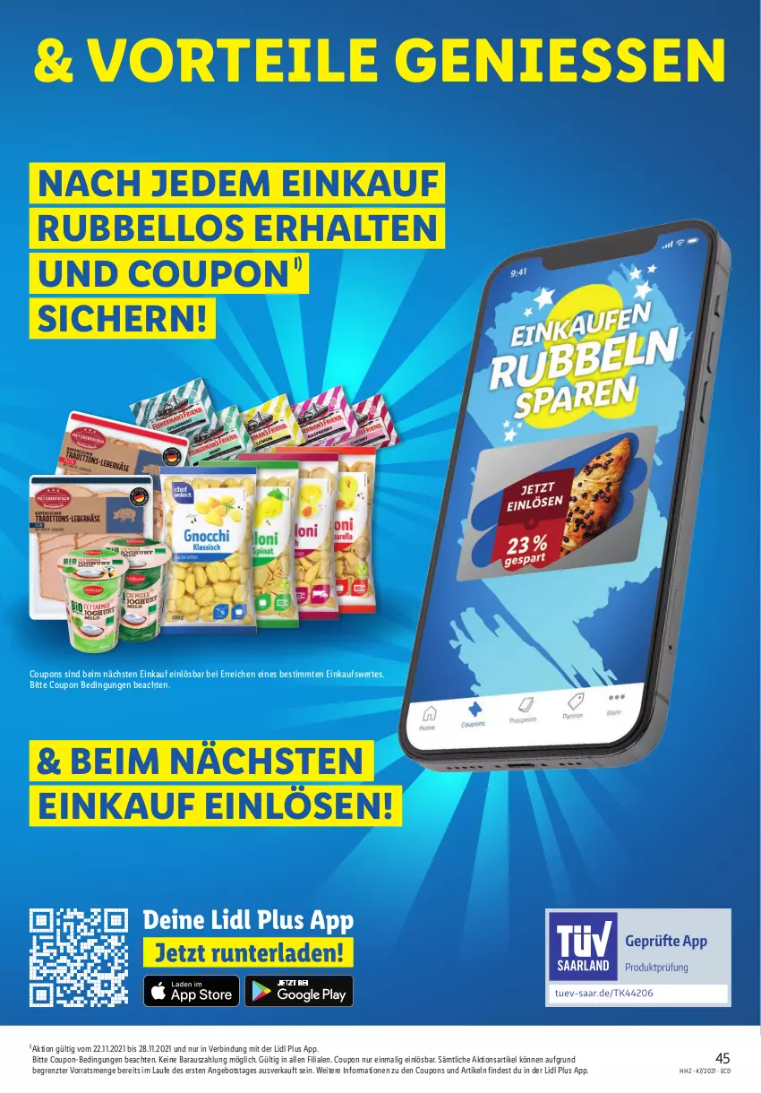 Aktueller Prospekt Lidl - Aktionsprospekt - von 22.11 bis 27.11.2021 - strona 45