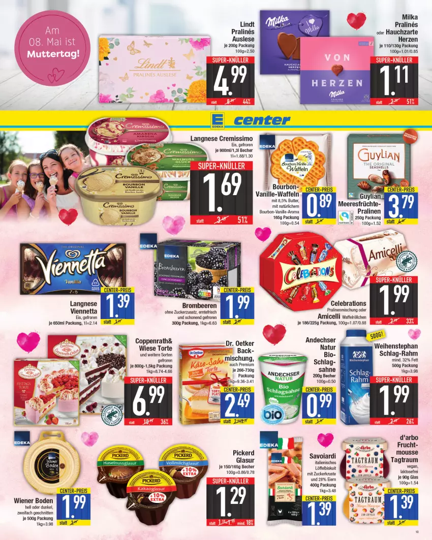 Aktueller Prospekt E Center - Angebote der Woche - von 02.05 bis 07.05.2022 - strona 13 - produkty: sahne, Ti