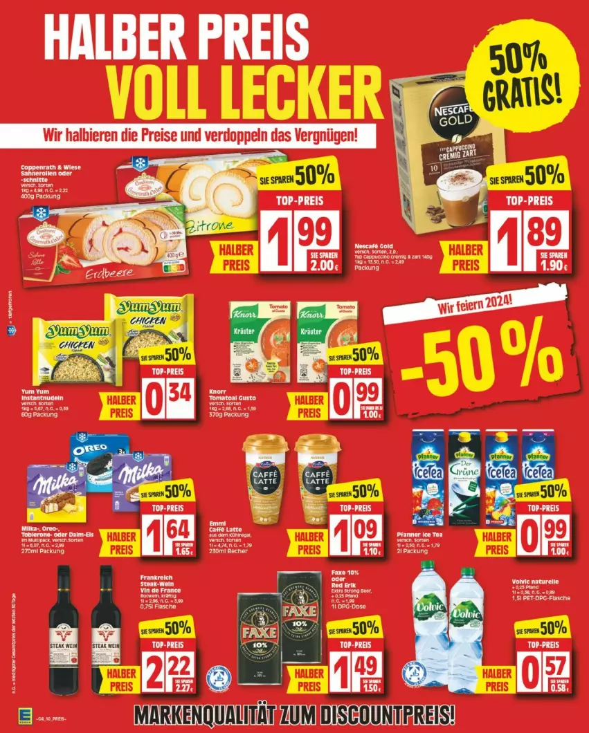 Aktueller Prospekt Edeka - Prospekte - von 22.01 bis 27.01.2024 - strona 10 - produkty: emmi, latte, rel, tee