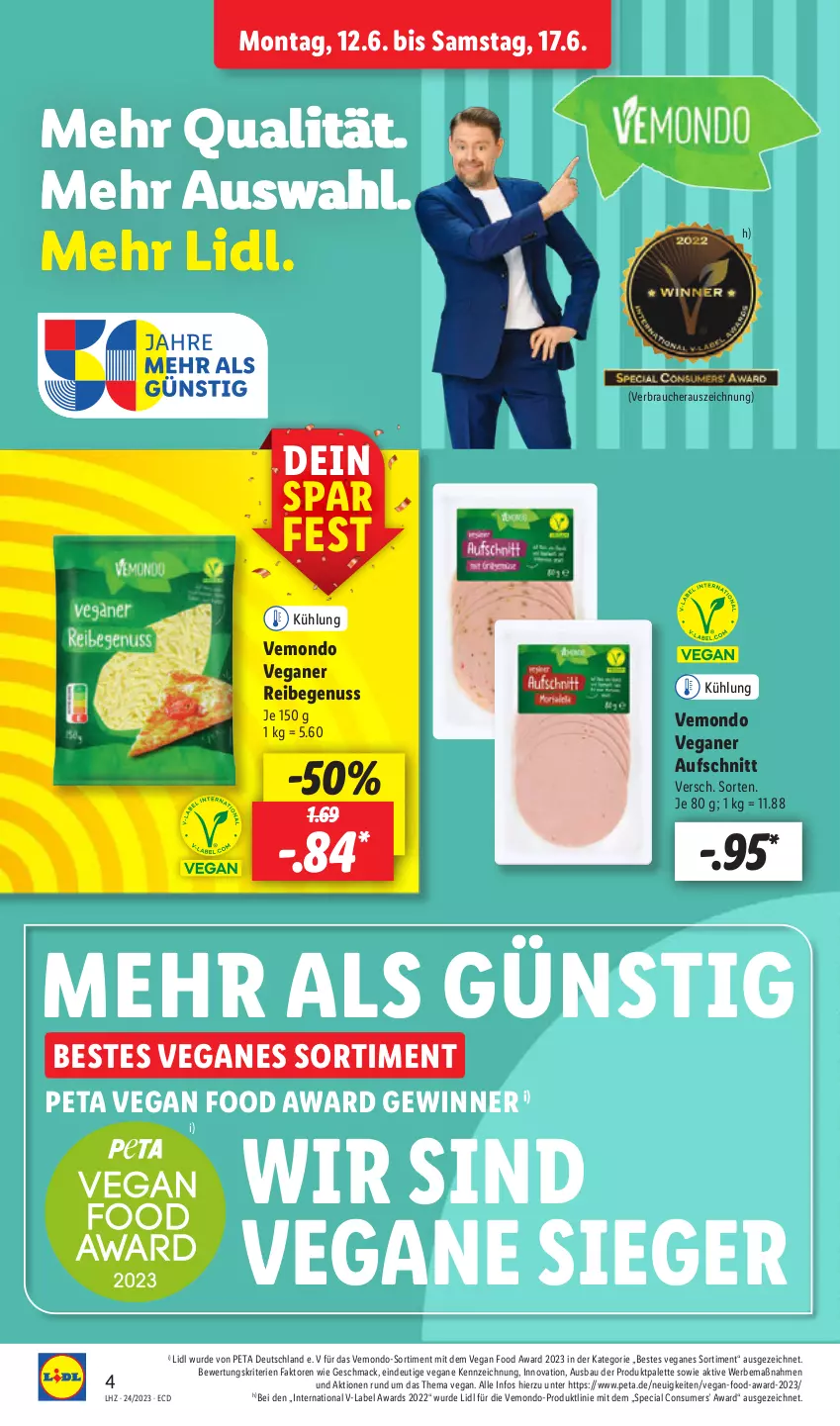 Aktueller Prospekt Lidl - Aktionsprospekt - von 12.06 bis 17.06.2023 - strona 6 - produkty: aufschnitt, Bau, mac, nuss, Palette, Rauch, Ti, usb