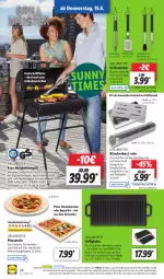 Gazetka promocyjna Lidl - Aktionsprospekt - Gazetka - ważna od 17.06 do 17.06.2023 - strona 26 - produkty: angebot, baguette, Brei, chips, decke, Deckel, dell, edelstahl, eis, elle, feuerschale, flammkuchen, gabel, grill, grillfläche, grillplatte, grillzange, Holz, holzkohle, kuchen, lamm, latte, LG, Meister, Mode, ndk, Ofen, Pinsel, pizza, reis, rwe, Schal, Schale, standgrill, steinofen, Ti, ZTE