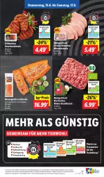 Gazetka promocyjna Lidl - Aktionsprospekt - Gazetka - ważna od 17.06 do 17.06.2023 - strona 49 - produkty: bio, dell, eis, fleisch, grill, hackfleisch, lachs, lebensmittel, Meister, minutensteaks, Mode, preisvorteil, pute, Putenhacksteak, reifen, reis, rind, rinder, rinder-hackfleisch, rwe, schwein, schweine, steak, steaks, Ti, wein, weine