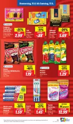 Gazetka promocyjna Lidl - Aktionsprospekt - Gazetka - ważna od 17.06 do 17.06.2023 - strona 51 - produkty: angebot, blend-a-med, chips, cracker, creme, crunchips, dallmayr, dallmayr prodomo, eis, elle, getränk, langnese, lorenz, lorenz crunchips, oral-b, oxi action, pfanne, Pfanner, prodomo, reis, teller, Ti, tuc, vanish, vanish oxi action, zahncreme, ZTE