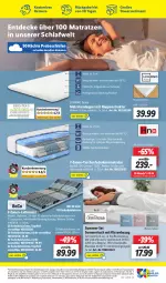 Gazetka promocyjna Lidl - Aktionsprospekt - Gazetka - ważna od 17.06 do 17.06.2023 - strona 59 - produkty: asti, auer, Bau, baumwolle, decke, dell, eis, elle, erde, Ergee, federkern, federkernmatratze, Holz, kernmatratze, kissen, Kissenbezug, kopfkissen, kopfkissenbezug, latte, lattenrost, Liege, mab, matratze, matratzen, Matratzentopper, Mode, ndk, reis, Ria, schauma, Tasche, taschen, taschenfederkernmatratze, Ti, tisch, topper, Trockner, tuc, wolle