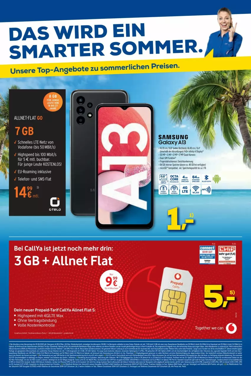 Aktueller Prospekt Euronics - Prospekte - von 15.06 bis 22.06.2022 - strona 10 - produkty: allnet flat, angebot, angebote, eis, merl, reis, Samsung, spee, tee, vodafone