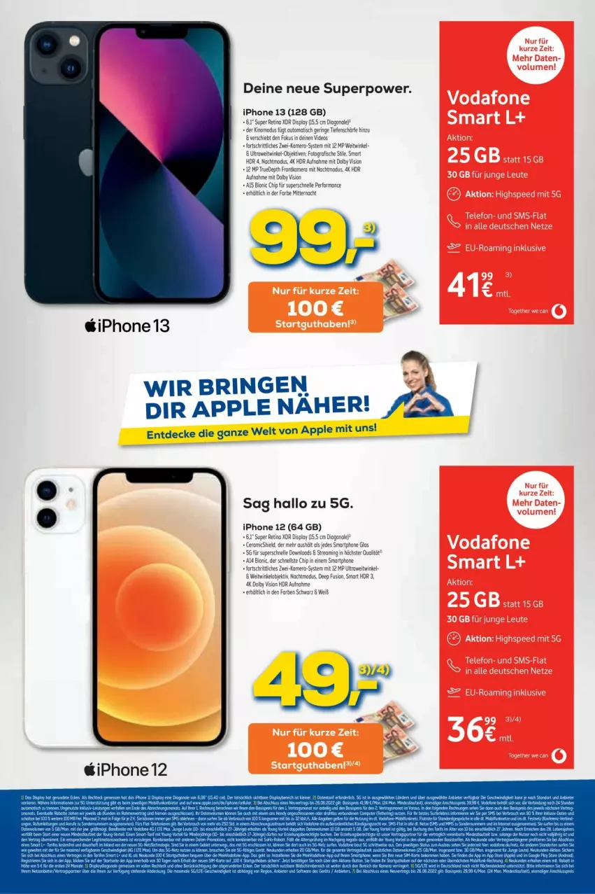 Aktueller Prospekt Euronics - Prospekte - von 15.06 bis 22.06.2022 - strona 8 - produkty: Apple, bio, decke, elle, iphone, IPhone 12, IPhone 13, ring, smartphone, Ti