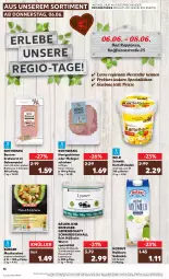 Gazetka promocyjna Kaufland - Prospekt - Gazetka - ważna od 12.06 do 12.06.2024 - strona 16 - produkty: angebot, auer, Bad, Bau, Bauer, Becher, bier, Biere, bratwurst, eis, elle, essig, gelee, gin, Hausmacher, hofgut, honig, kartoffel, kartoffelsalat, leberwurst, lyoner, mac, Mantel, maultaschen, milch, nuss, reis, saft, salat, schinken, schinkenwurst, Spezi, Tasche, taschen, teller, Ti, vollmilch, Wild, wurst, Yo, ZTE