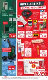 Gazetka promocyjna Kaufland - Prospekt - Gazetka - ważna od 12.06 do 12.06.2024 - strona 35 - produkty: alpina, Alpinaweiß, asti, auer, Brei, brie, decke, eimer, eis, erde, Farbroller, hochdruckreiniger, Holz, innenfarbe, kleber, krone, magazin, ndk, Parkside, Rauch, reiniger, Reinigung, Reinigungsmittel, rel, Roller, schlauch, schuhe, steckdose, Steckdosenleiste, Ti, tisch, versandkostenfrei, wasser