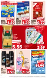 Gazetka promocyjna Kaufland - Prospekt - Gazetka - ważna od 12.06 do 12.06.2024 - strona 8 - produkty: angebot, axe, bitburger, body, bodyspray, bohne, bohnen, bohnenkaffee, brezel, Brezeln, burger, cola, colorwaschmittel, deo, deodorant, eis, jacobs, Jacobs Gold, kaffee, keks, lindt, löslicher bohnenkaffee, Pick Up!, pils, premium pils, riegel, salz, schoko, schokolade, sunil, Ti, vernel, waschmittel, weichspüler, ZTE