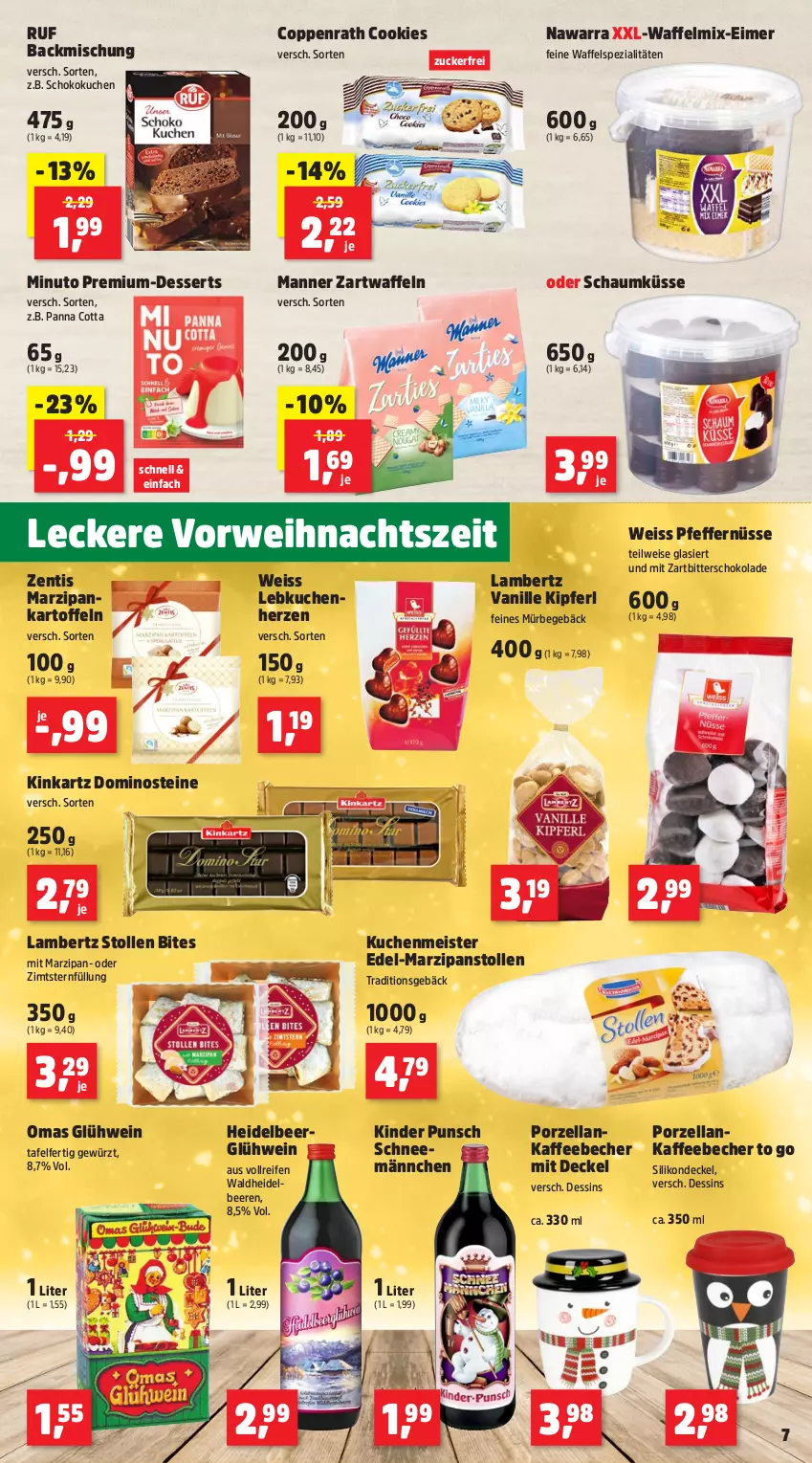 Aktueller Prospekt Thomas Philipps - von 14.10 bis 19.10.2024 - strona 7 - produkty: Amber, backmischung, Becher, beere, beeren, bites, cookie, cookies, coppenrath, decke, Deckel, dessert, desserts, Dominosteine, eimer, eis, gewürz, Glühwein, heidelbeere, heidelbeeren, kaffee, kaffeebecher, kartoffel, kartoffeln, Kinder, kuchen, kuchenmeister, lambertz, Lebkuchen, Manner, marzipan, Meister, panna cotta, pfeffer, reifen, rwe, schoko, schokolade, Spezi, Stollen, Ti, vanille, waffeln, Waldheidelbeeren, wein, Zartbitterschokolade, zentis, zucker