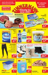 Gazetka promocyjna Zimmermann - Prospekte - Gazetka - ważna od 15.01 do 15.01.2022 - strona 1 - produkty: angebot, angebote, ball, Bau, baumwolle, Buko, cola, decke, Deckel, dell, eimer, eis, elle, Finish, flasche, frischkäse, himbeer, Holz, hose, Kamin, Kaminholz, Käse, Knödel, listerine, mango, maracuja, Meisenknödel, Mode, mousse, Mousse au Chocolat, mundspülung, powerball, reis, sahne, Scheibenfrostschutz, schoko, schokolade, schokoladen, schuhe, spülung, Ti, torte, uhr, vanille, wolle