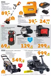Gazetka promocyjna  - Gazetka - ważna od 25.07 do 25.07.2026 - strona 2 - produkty: akku, Bau, Behälter, beleuchtung, Brei, bürste, bürsten, edelstahl, eis, Fugenbürste, garnitur, Garten, Gartenpumpe, HP, korb, ladegerät, LG, nivea, ohne akku und ladegerät, rasen, rasenmäher, Rasentraktor, Rauch, reiniger, Ria, schlauch, Ti, wasser, werkzeug