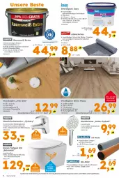 Gazetka promocyjna  - Gazetka - ważna od 25.07 do 25.07.2026 - strona 6 - produkty: abdeckvlies, auto, Bau, brause, Brei, brie, eimer, eis, handbrause, HP, landhausdiele, latte, messer, Rauch, reis, Schal, schläuche, Streichputz, Ti, tisch, vinylboden, vita, waschtisch, wasser, wc-sitz