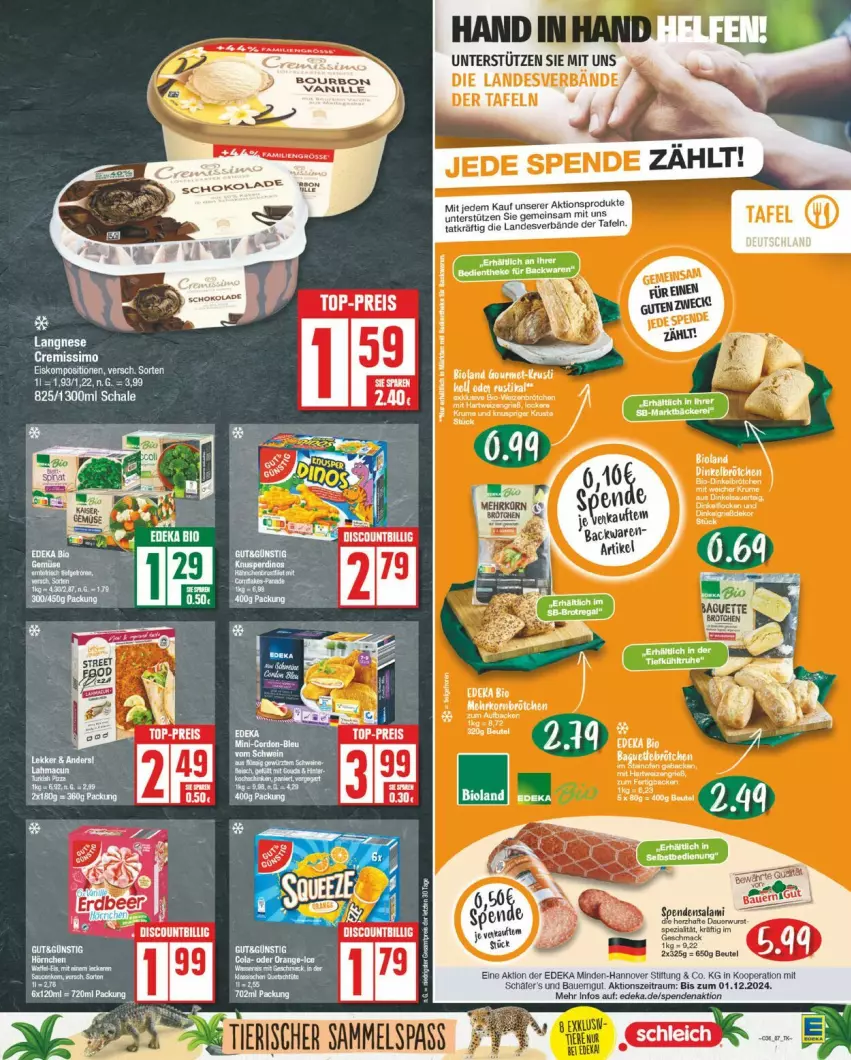 Aktueller Prospekt Edeka - Prospekte - von 02.09 bis 07.09.2024 - strona 7 - produkty: cremissimo, langnese, langnese cremissimo, mac, salami, sim, Spezi, Ti, vanille, wurst