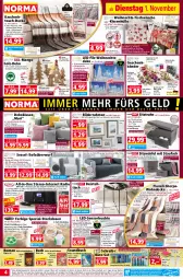 Gazetka promocyjna Norma - Norma - Gazetka - ważna od 07.11 do 07.11.2022 - strona 4 - produkty: Abba, auto, batterie, batterien, Bau, baumwolle, Bebe, bilderrahmen, bio, braun, buch, decke, dekokissen, eis, elle, fenster, fisch, gin, Holz, Internet Radio, Kinder, kissen, kissenhülle, kraft, Läufer, lautsprecher, LED-Leuchte, led-licht, leds, Leuchte, leuchten, LG, mango, mikrofaser, ndk, Radio, reis, Ria, ring, rwe, Schal, schubladen, senf, sessel, Sitztruhe, Sofa, Sofaüberwurf, Soundbuch, Spezi, steckdose, tablet, tablett, teller, Ti, timer, tisch, tischdecke, tischläufer, Tischwäsche, tuc, usb, WICK, wolle, würfel