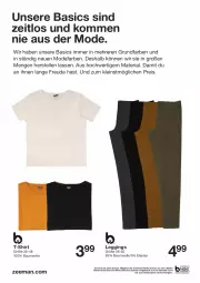 Gazetka promocyjna Zeeman - Prospekte - Gazetka - ważna od 04.03 do 04.03.2022 - strona 4 - produkty: Bau, baumwolle, bett, eis, elle, gin, leggings, LG, Mode, reis, Ria, shirt, T-Shirt, Ti, wolle