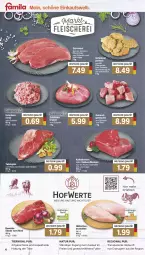 Gazetka promocyjna Famila - Prospekte - Gazetka - ważna od 12.08 do 12.08.2023 - strona 4 - produkty: braten, brustfilet, ente, filet, gulasch, hähnchenbrust, hähnchenbrustfilet, Mett, natur, pfanne, pfannen, rind, rollbraten, Schal, Schale, schinken, schinkenbraten, schnitzel, schwein, schwein und rind, steak, tafelspitz, Ti, Tiere, wein
