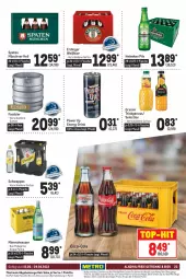 Gazetka promocyjna Metro - GastroJournal - Gazetka - ważna od 29.06 do 29.06.2022 - strona 23 - produkty: alkohol, alkoholfreie getränke, Alwa, bier, coca-cola, cola, drink, eis, elle, energy drink, erdinger, flasche, getränk, getränke, granini, heineken, mineralwasser, nuss, Palette, pils, regal, reis, rwe, san pellegrino, schweppes, Spaten, Ti, top-hit, wasser