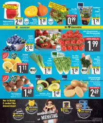 Gazetka promocyjna E Center - Angebote der Woche - Gazetka - ważna od 16.09 do 16.09.2023 - strona 3 - produkty: avocado, ball, basilikum, beere, beeren, bio, braun, champignon, champignons, eis, ente, grill, heidelbeere, heidelbeeren, kartoffel, kartoffeln, Kürbis, melone, mini-rispentomaten, nuss, reis, rispentomaten, Romanasalat, Romatomaten, salat, Schal, Schale, schnitten, speisekartoffeln, super-knüller, suppe, suppen, Ti, tomate, tomaten, topf, wasser, wassermelone, zitrone, zitronen