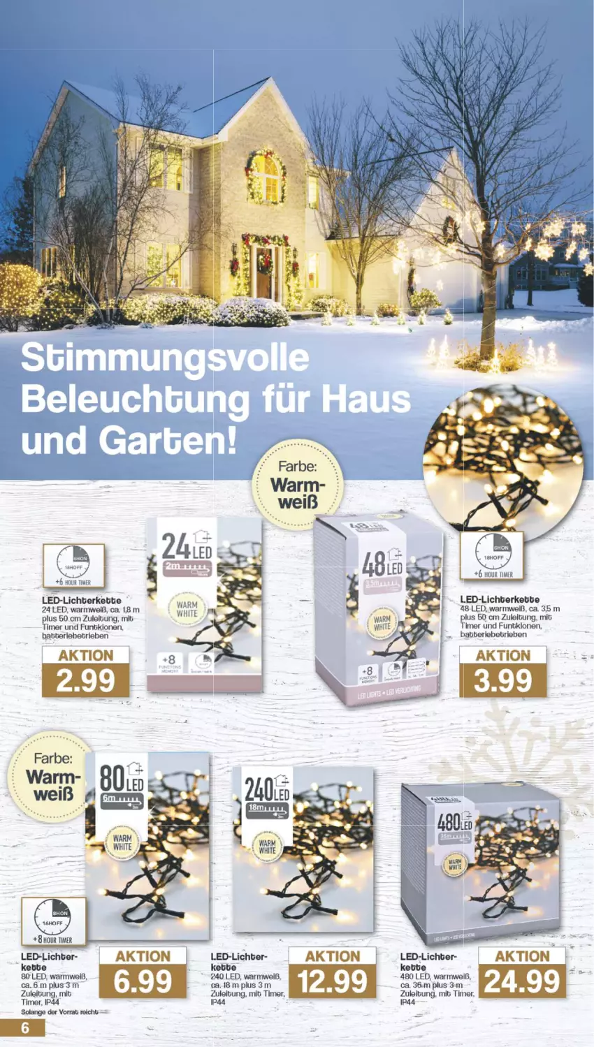 Aktueller Prospekt Famila - Prospekte - von 06.11 bis 31.12.2024 - strona 6 - produkty: brie, led-licht, Ti, timer