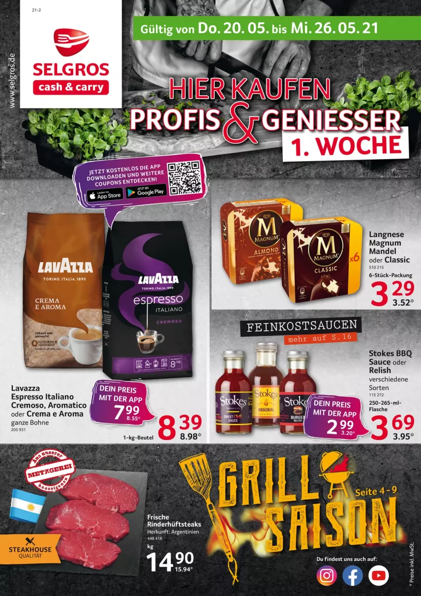 Aktueller Prospekt Selgros - Food - von 20.05 bis 26.05.2021 - strona 1